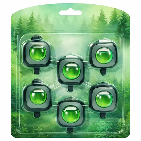 Thermoformed blister pack for air fresheners