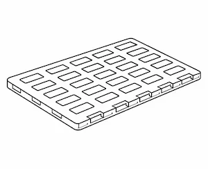 Icon Charola ESD para Empaque termoformado