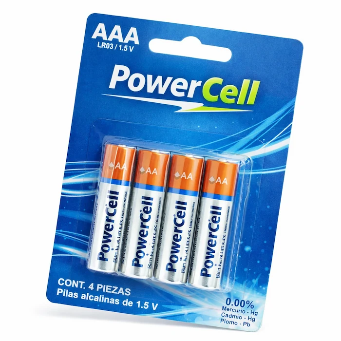 Thermoformed PET blister pack for batteries